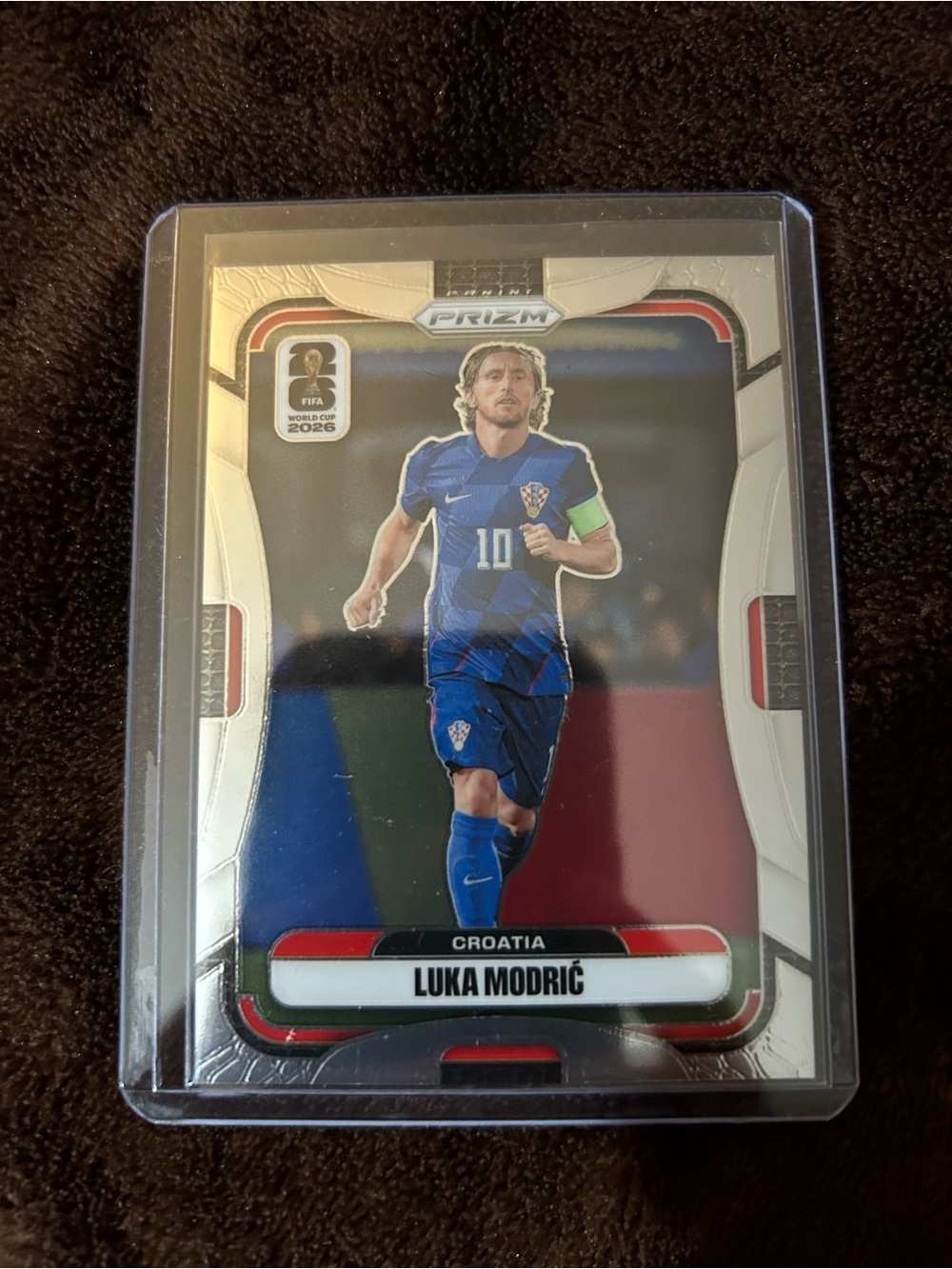 Panini Prizm Luka Modrić Croatia Card - Blue, White, Red
